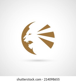 Lion symbol - vector illustration