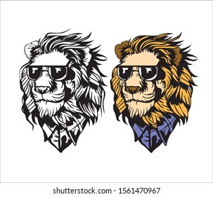 lion tattoo ideas icon vector