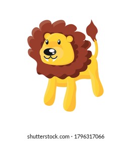 león de teddy sobre diseño de ilustraciones vectoriales de fondo blanco
