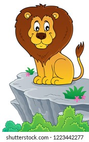 Lion theme image 4 - eps10 vector illustration.