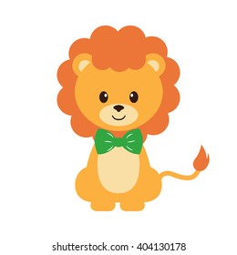 lion with tie