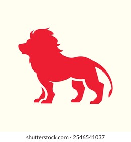 Lion trendy artwork attractive abstract vector illustration colorful applied design.eps