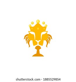 Logo-Vektorgrafik für Löwentropfen. Gut für jede Branche