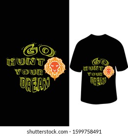 Lion Unique Motivational T-Shirt Design