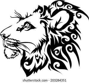 lion vector.