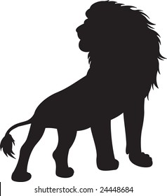 Lion Silhouette Images, Stock Photos & Vectors | Shutterstock