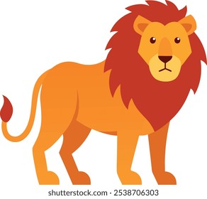 Ilustración de Arte vectorial de león eps