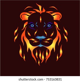 Lion vector cartoon