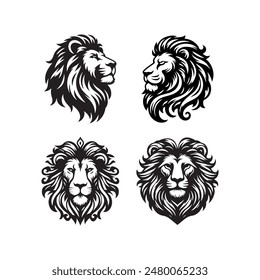 Lion vector design and illustrator