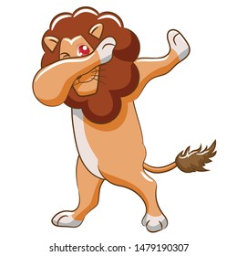 lion vector graphic clipart design