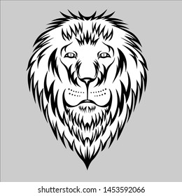 Lion Vector Head Logo Download