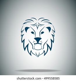 Lion vector icon