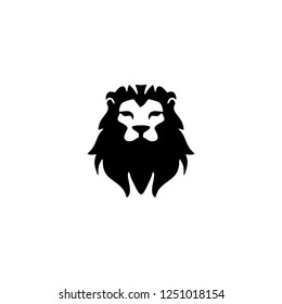 lion vector icon. lion sign on white background. lion icon for web and app