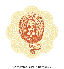 Lion. Vector illustration