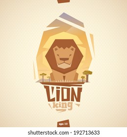 Lion vector illustration