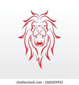 lion vector illustration. lion icon