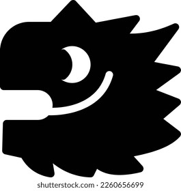 lion Vector illustration on a transparent background. Premium quality symmbols. Glyphs vector icons for concept and graphic design. 
