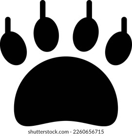 ilustración de león Vector en un fondo transparente. Símbolos de calidad superior. Iconos vectoriales de glifos para diseño de conceptos y gráficos. 
