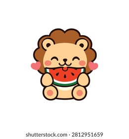 Lion Vector Illustration Sticker