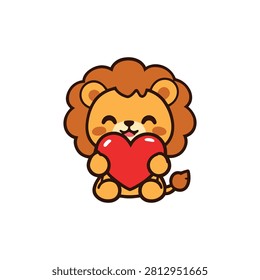 Lion Vector Illustration Sticker