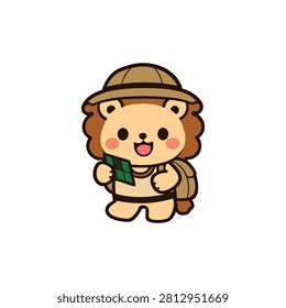 Lion Vector Illustration Sticker