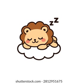 Lion Vector Illustration Sticker