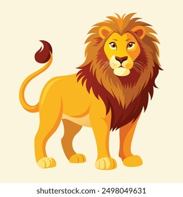 lion vector illustration, tshirt design