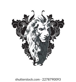 mejor diseño del logotipo del vector del león