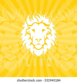 Lion vector logo design