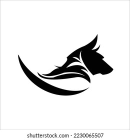 lion vector logo design animal