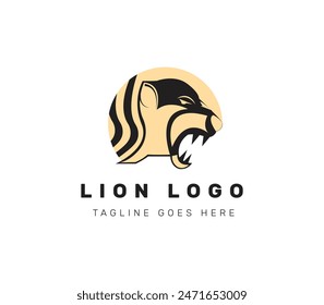 Lion Vektorgrafik Logo Design Für jeden, der ein Geschäft der Wildshow gründen möchte, dann können Sie dieses Logo verwenden.