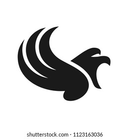 Lion vector logo. Eagle icon.