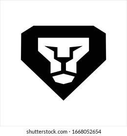 lion vector logo graphic abstract modern