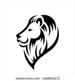 lion vector logo graphic abstract modern