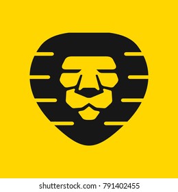 lion vector logo. icon logo of leo. eps 10.