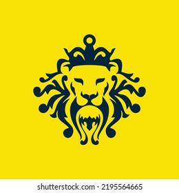 lion vector. lion logo. Lions Head Logo.
