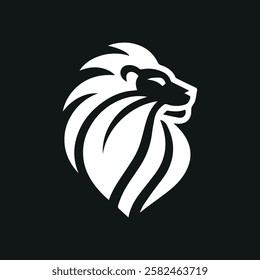 lion vector logo separated layer in eps file