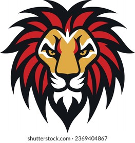 lion vector for logo, sticker and tattoo