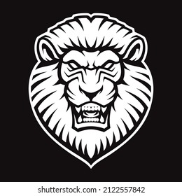 Logotipo de vectores de león, este diseño puede utilizarse como emblema deportivo
