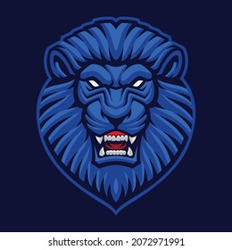 Lion Vector Mascot, this design can be used as a sports emblem