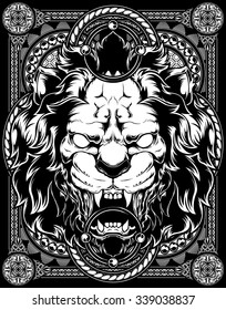 Lion vector Pattern