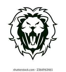 Lion Vector Template Illustration Design