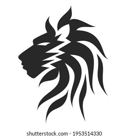 Lion Very Iconic Symbol Sign Stock Vector (Royalty Free) 1953514330 ...