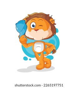 the lion young boy character cartoon