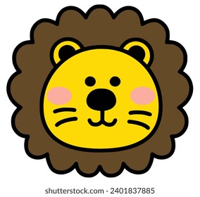 lion,animals,zoology,fauna,wildlife,face,zoo,safari,baby animal,wild life,animal,wild animals,jungle,icon,fowl symbol,kids animal
