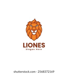 Liones Simple Mascot Logo Template