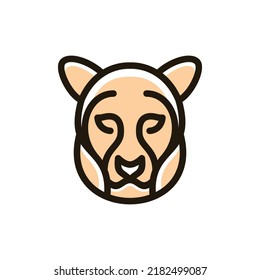 Lioness Line Creative Logo Design