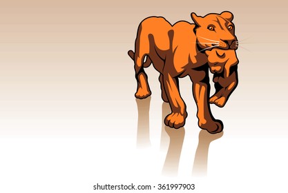 Lioness and Lion