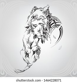 1000 Lioness Tattoo Stock Images Photos Vectors Shutterstock