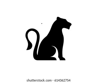 Lioness logo vector